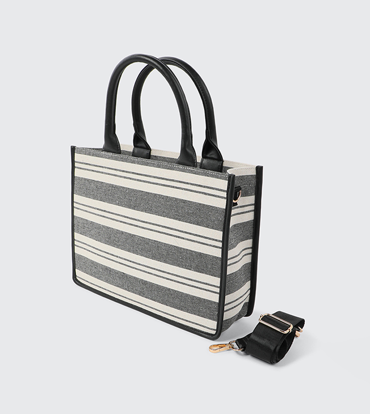 Striped Tote Bag