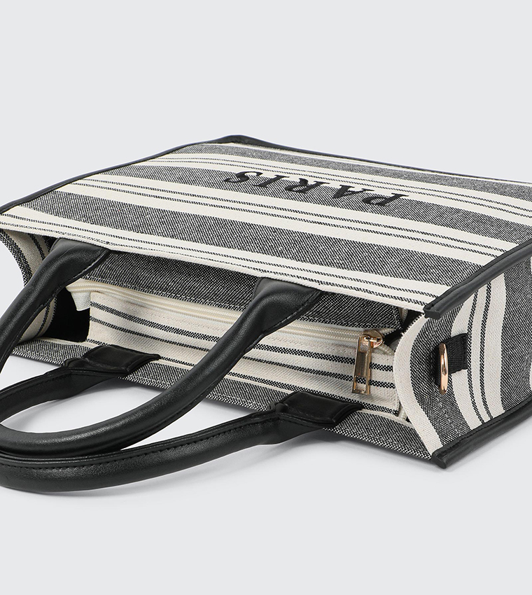 Striped Tote Bag