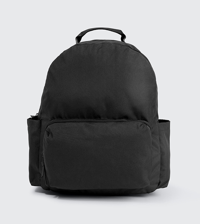 Solid Front Pocket Canvas Backpack