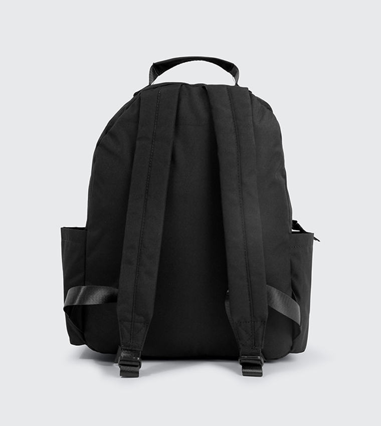 Solid Front Pocket Canvas Backpack