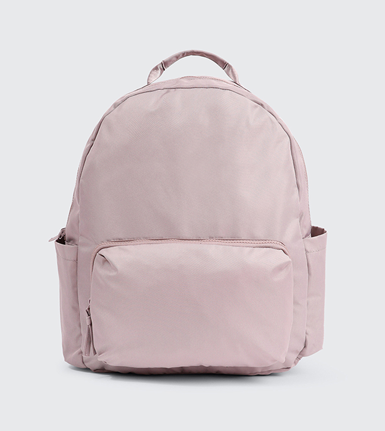 Solid Front Pocket Canvas Backpack
