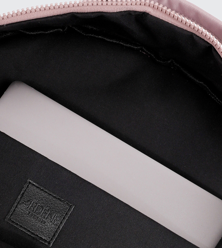 Solid Front Pocket Canvas Backpack