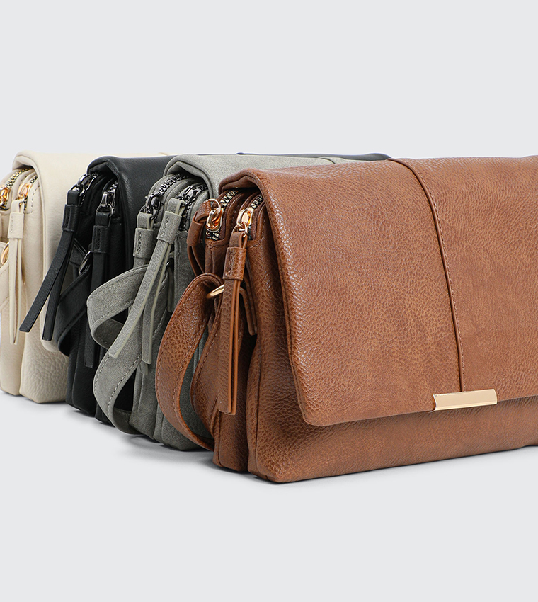 Textured Crossbody Bag