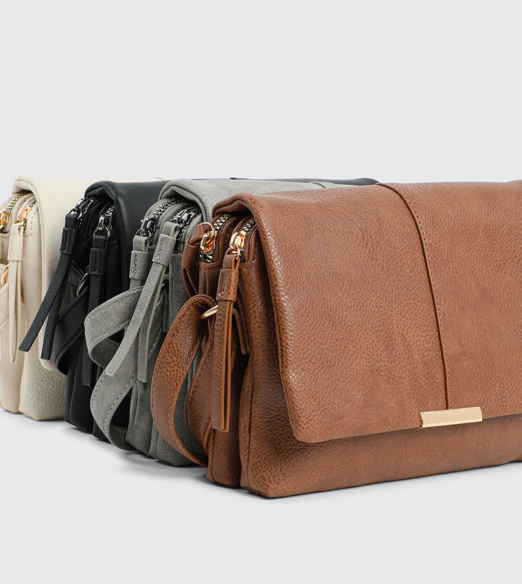 Textured Crossbody Bag