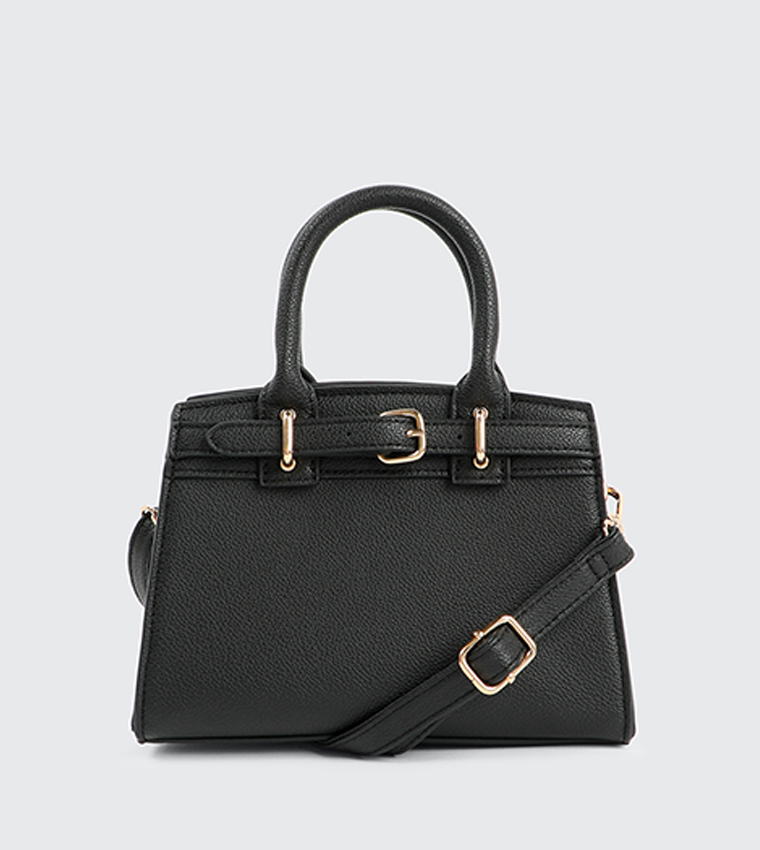 Textured Satchel Bag