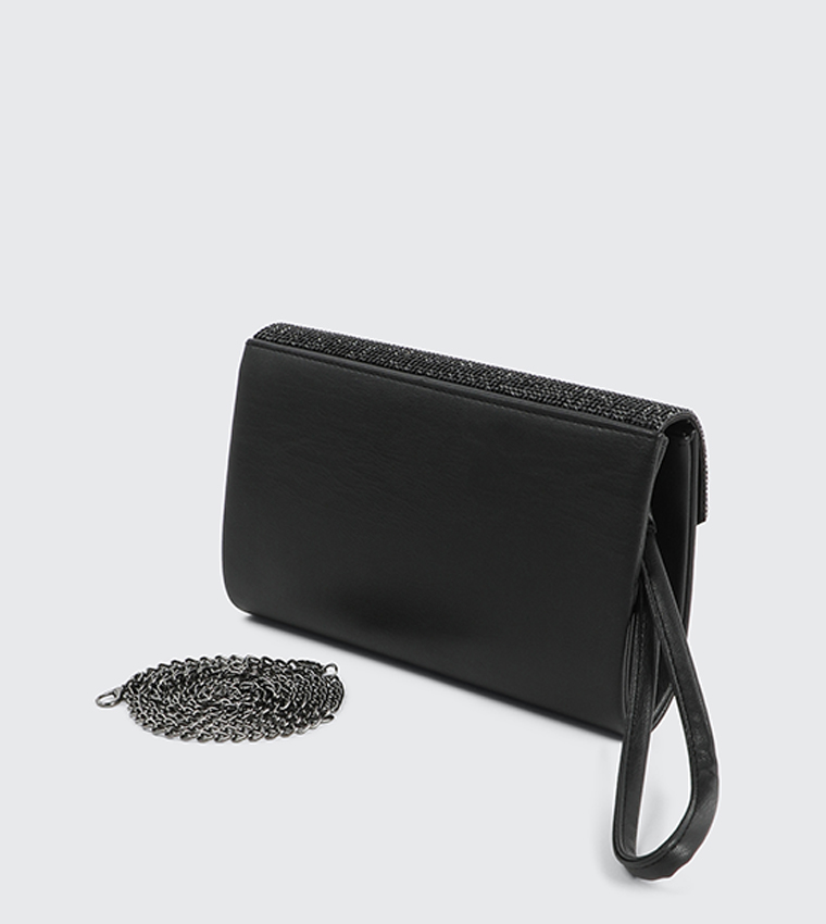 Embellished Envelope Clutch