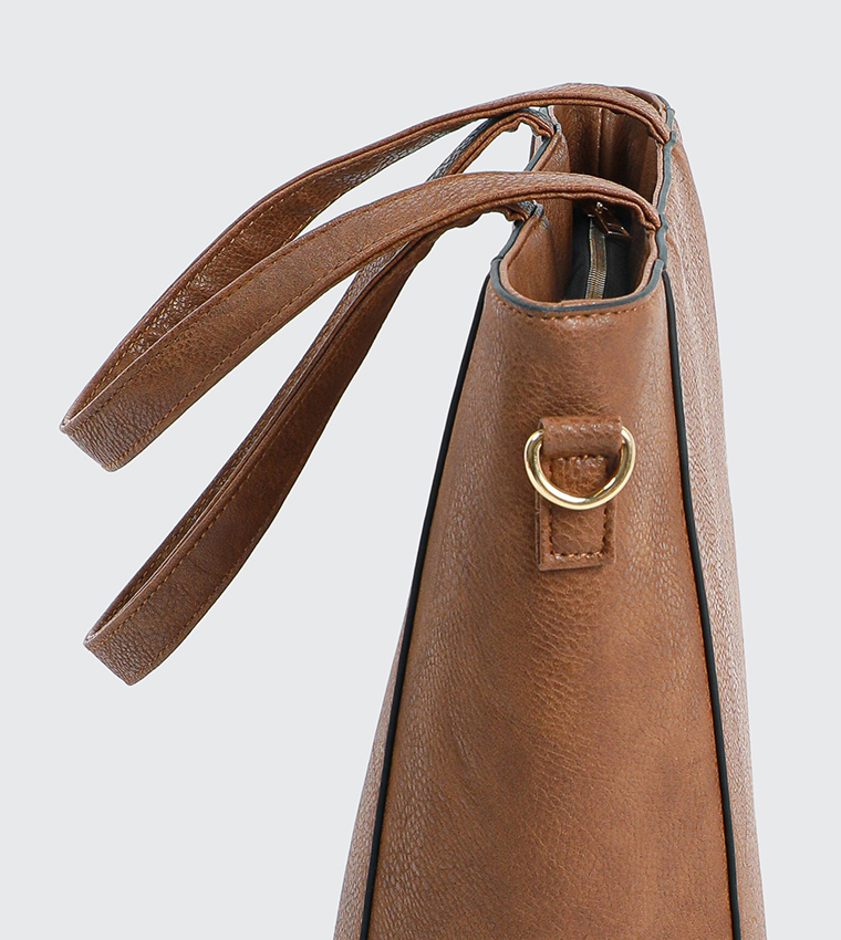 Faux Leather Tote Bag