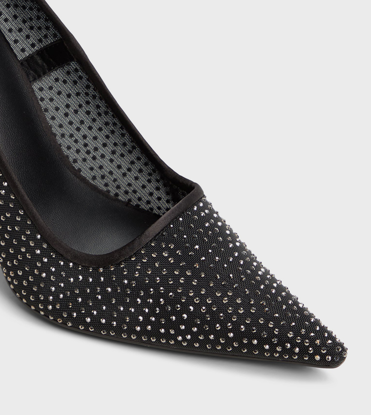ARIIES Embellished Pointed Toe Pumps