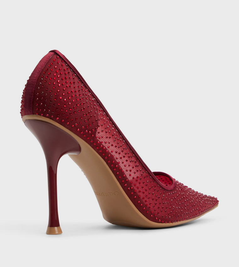 ARIIES Embellished Pointed Toe Pumps
