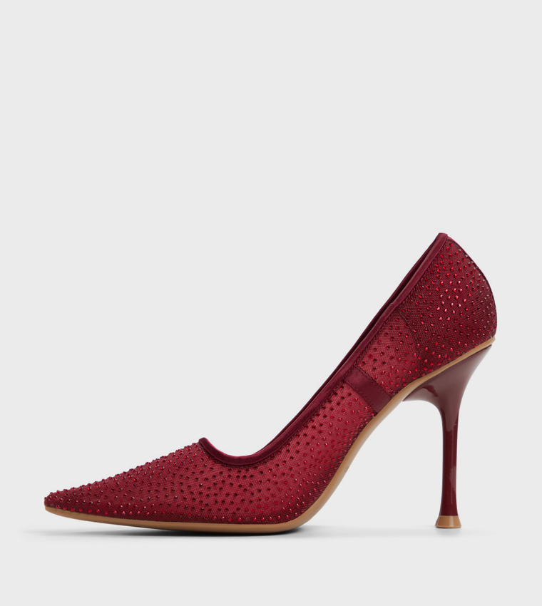 ARIIES Embellished Pointed Toe Pumps