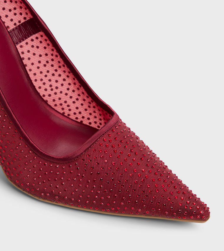 ARIIES Embellished Pointed Toe Pumps