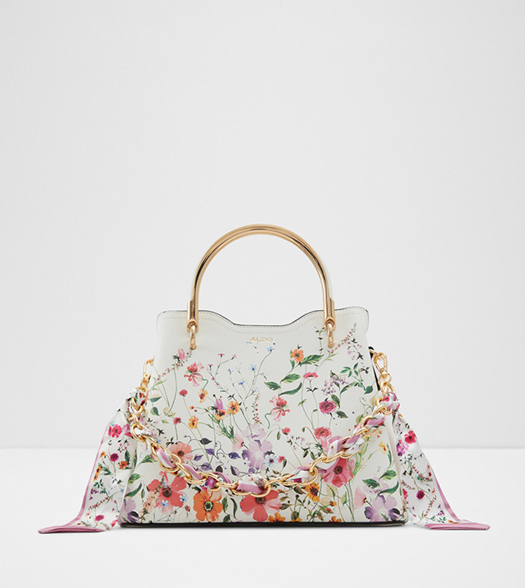 ARRAYAN Floral Print Satchel Bag