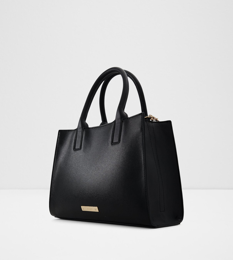 Buy Aldo ASHOVER Logo Metal Satchel Bag In Black 6thStreet Saudi Arabia