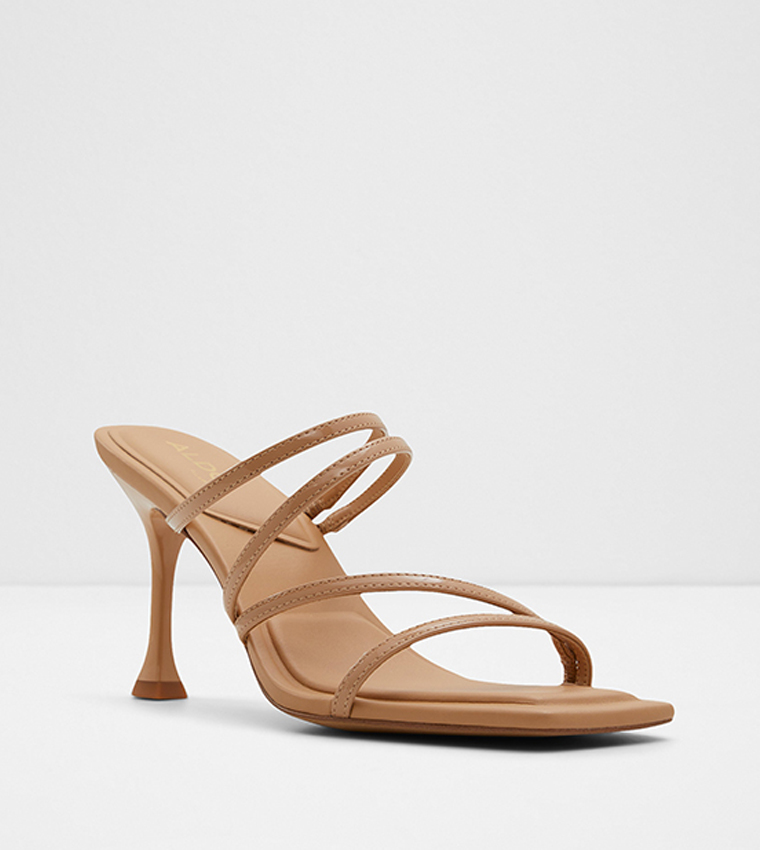 ASTAYA Solid Stiletto Heel Sandals