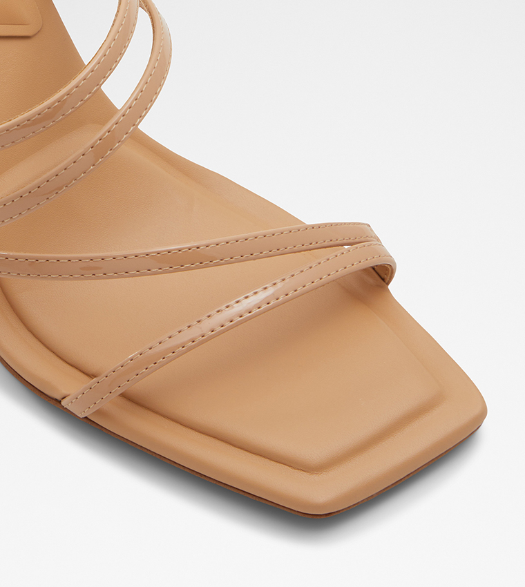 ASTAYA Solid Stiletto Heel Sandals