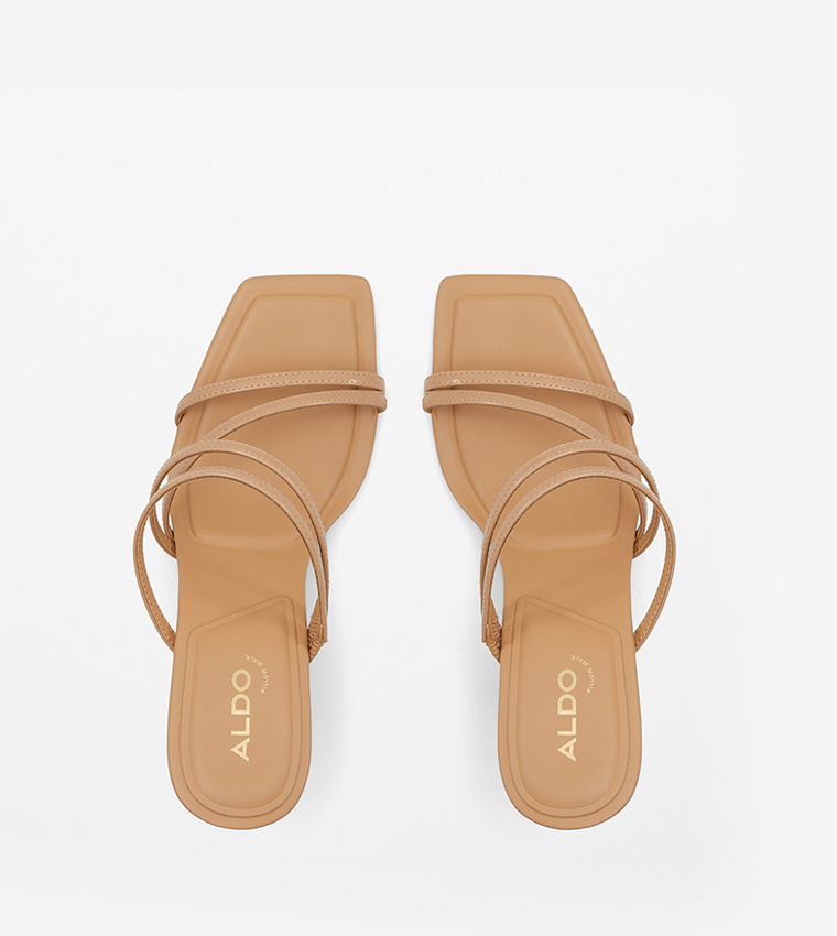 ASTAYA Solid Stiletto Heel Sandals