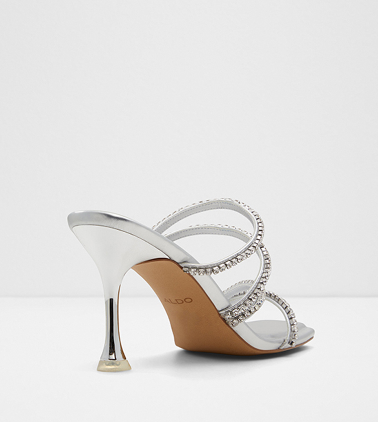 ASTAYA Embellished Stiletto Heel Sandals