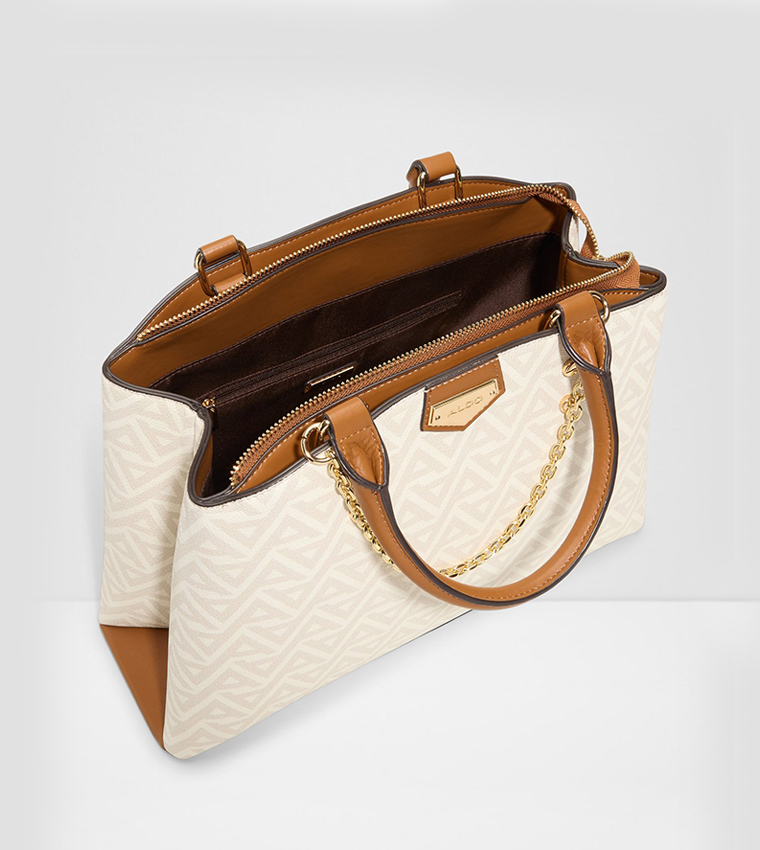 ASTRAEI Logo Printed Satchel Bag