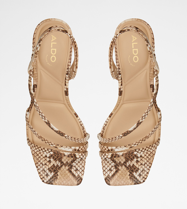 ATLANTICUS Snakeskin Heeled Sandals