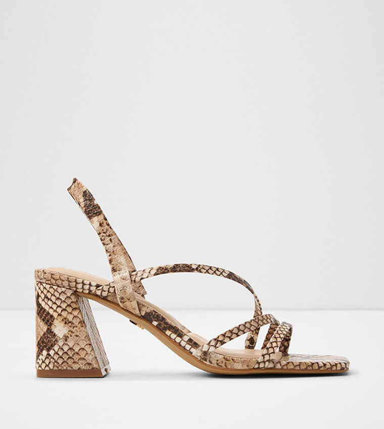 ATLANTICUS Snakeskin Heeled Sandals