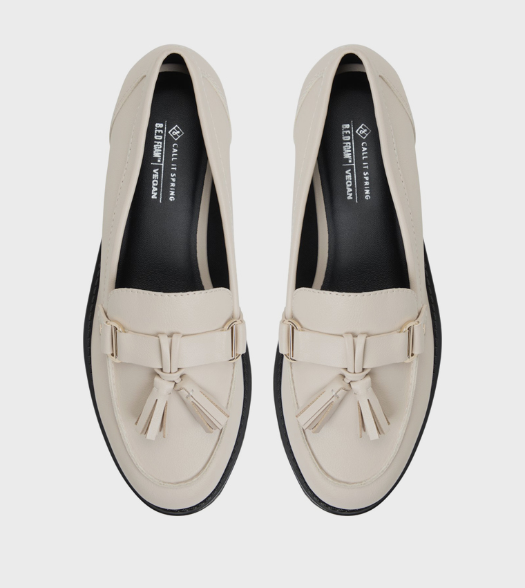 ATTINA Tassel Trim Loafers