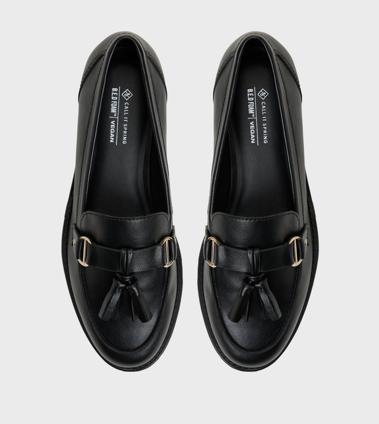 ATTINA Tassel Trim Loafers