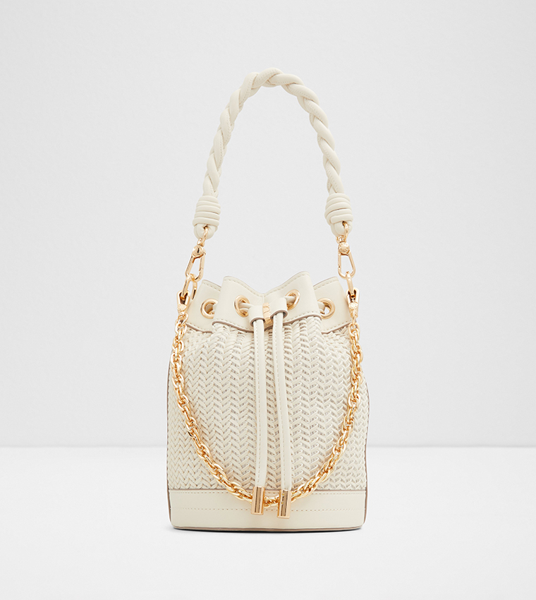 Buy Aldo AUEN Chain Handle Bucket Bag In Beige 6thStreet Kuwait