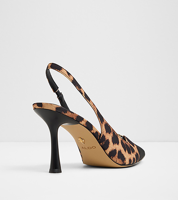 AUGUSTAS Animal Printed Slingback Pumps