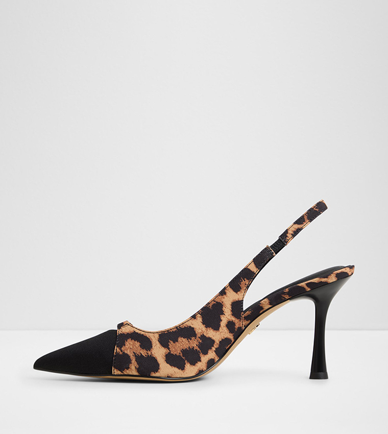 AUGUSTAS Animal Printed Slingback Pumps