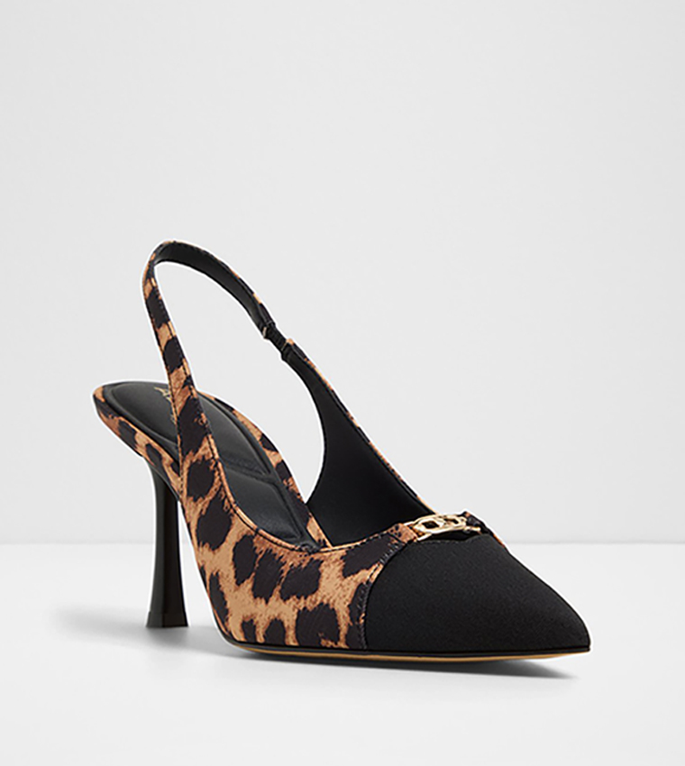 AUGUSTAS Animal Printed Slingback Pumps