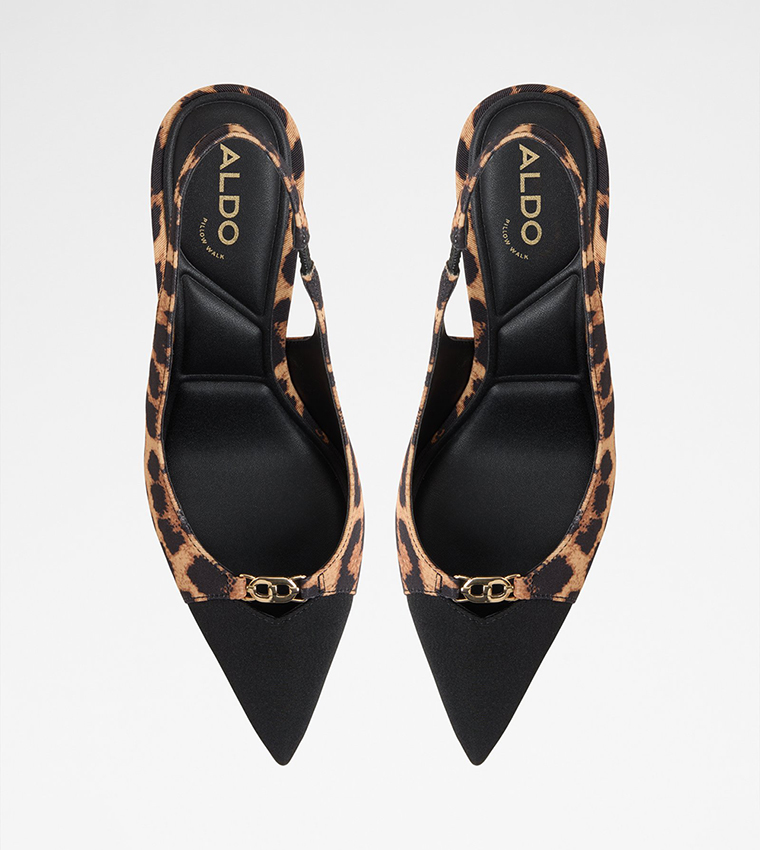 AUGUSTAS Animal Printed Slingback Pumps