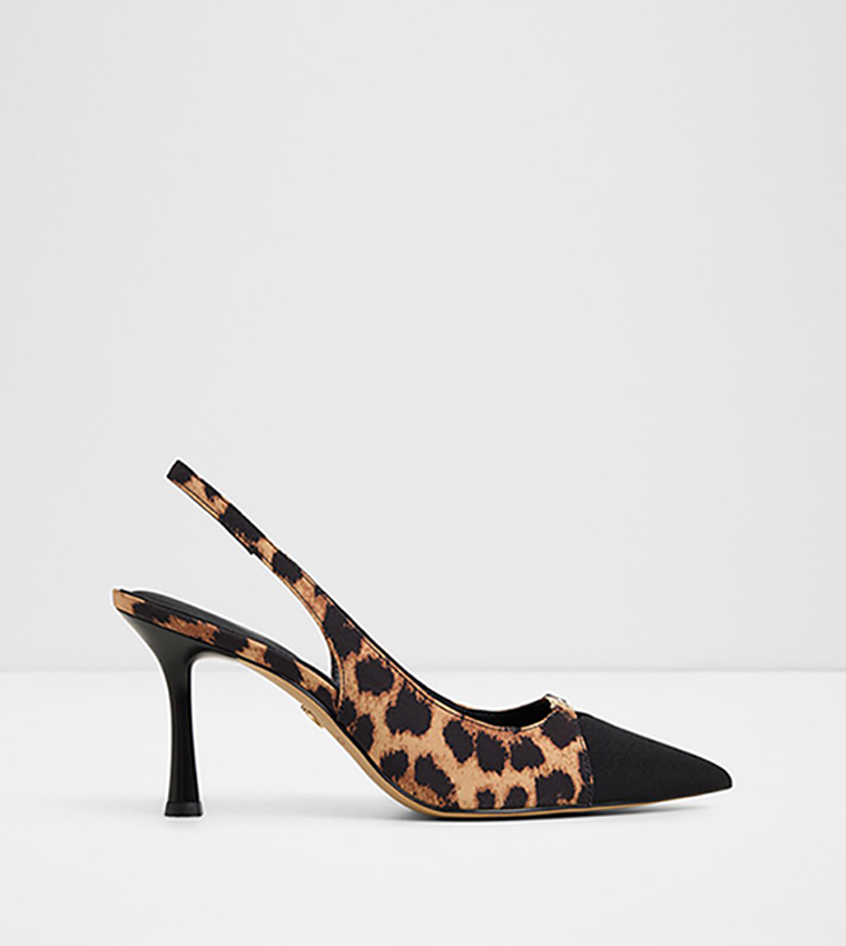 AUGUSTAS Animal Printed Slingback Pumps