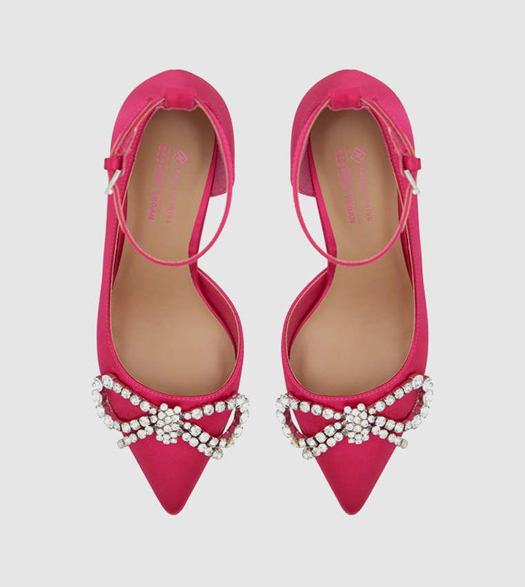 AURAH Embellished D'Orsay Pumps