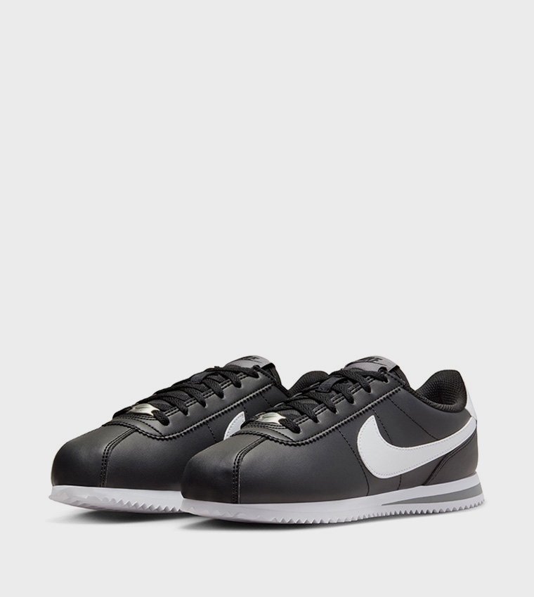 CORTEZ Logo Detail Lace-Up Sneakers