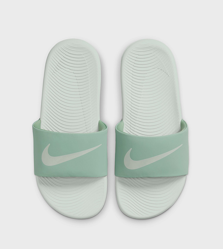 KAWA Logo Detail Open Toe Slides