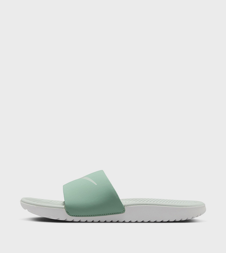 KAWA Logo Detail Open Toe Slides