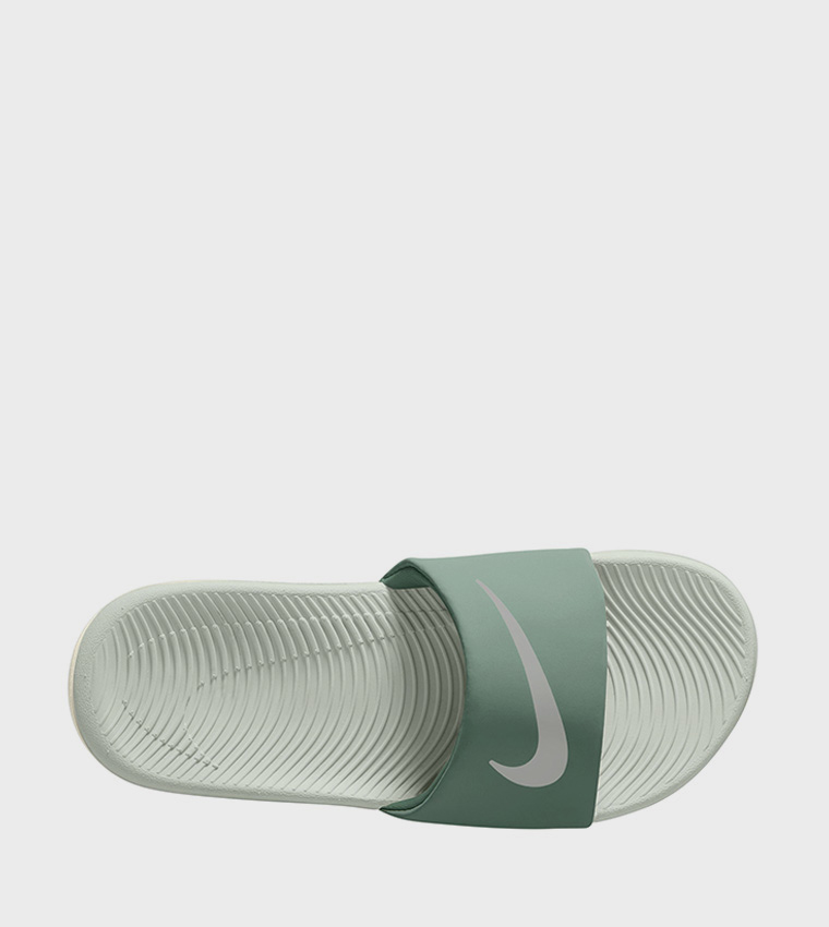 KAWA Logo Detail Open Toe Slides