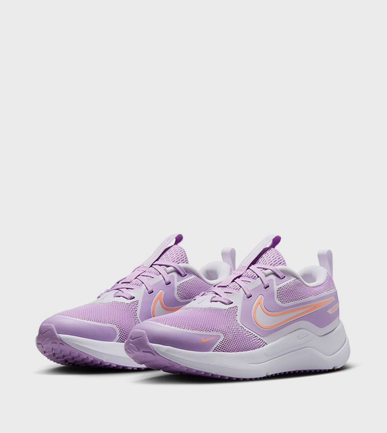 COSMIC RUNNER Contrast Detail Lace-Up Shoes