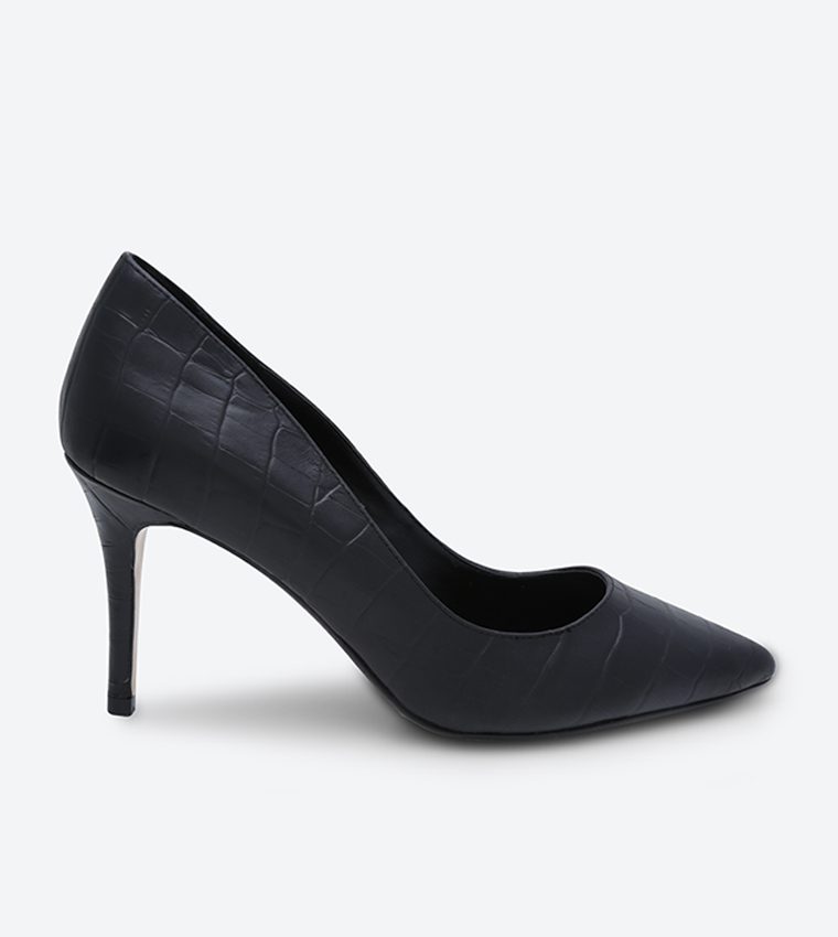 Buy Dune London Mid Heel Court Pumps Black In Black 6thStreet Kuwait