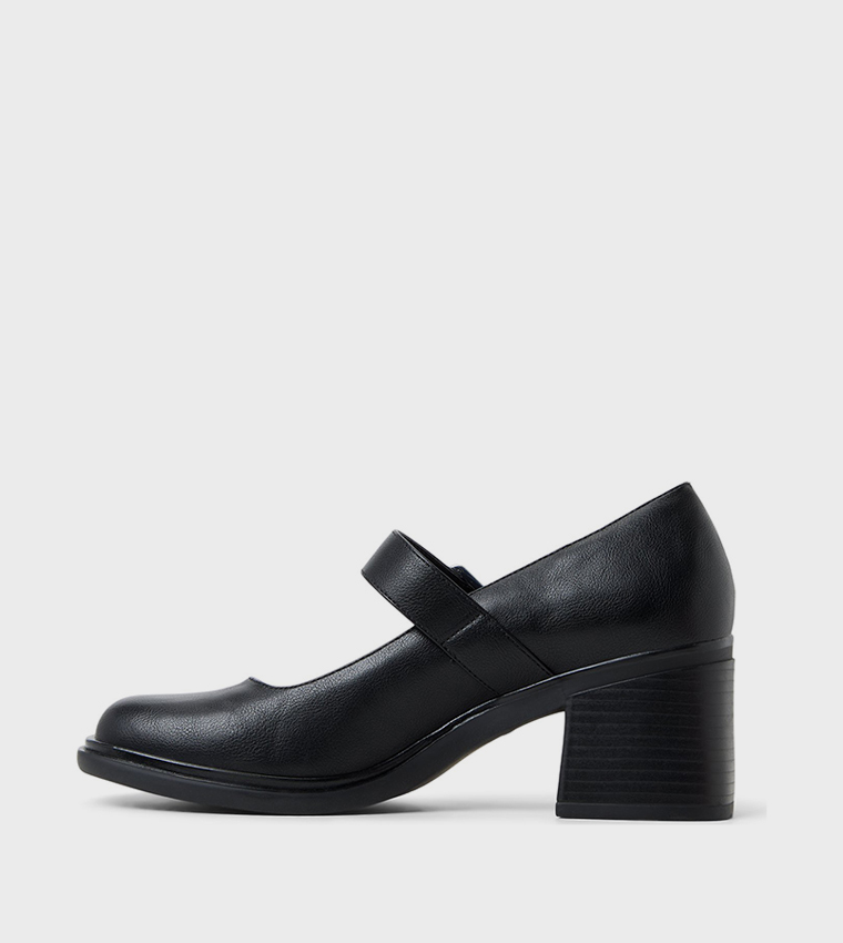 AVRIE Block Heel Mary Janes