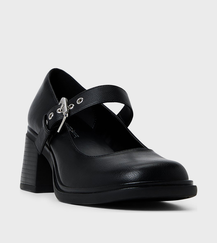 AVRIE Block Heel Mary Janes