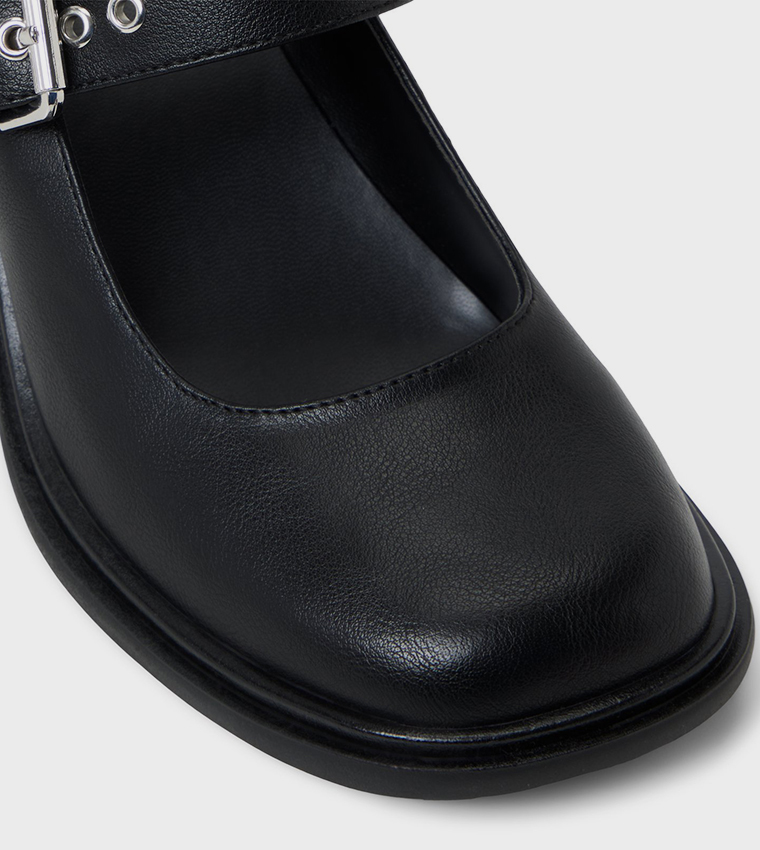 AVRIE Block Heel Mary Janes