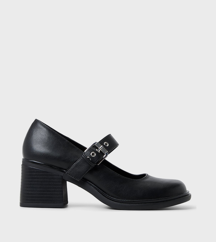 AVRIE Block Heel Mary Janes