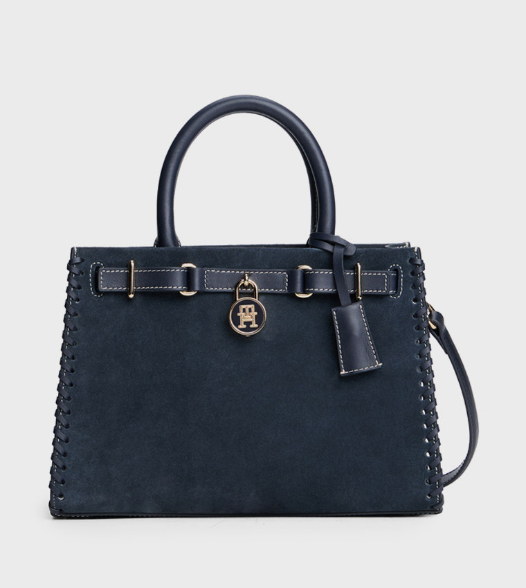 Textured Satchel Bag