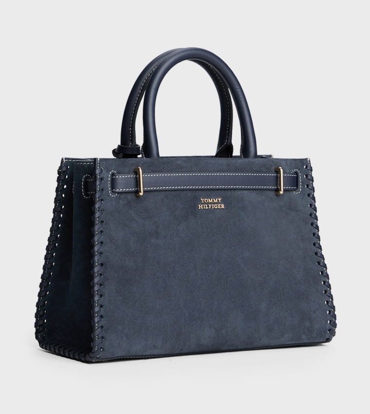 Textured Satchel Bag