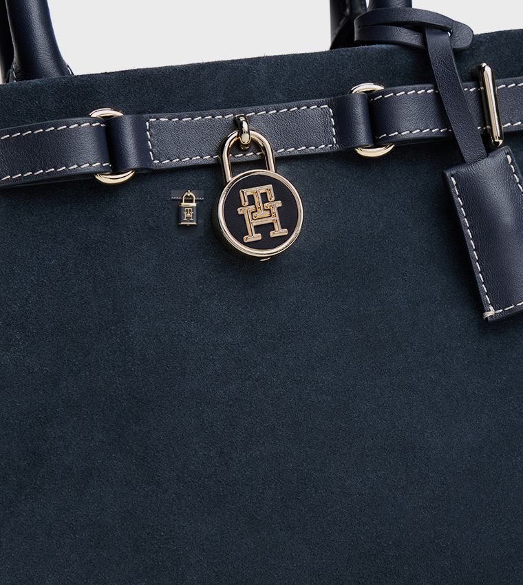 Textured Satchel Bag