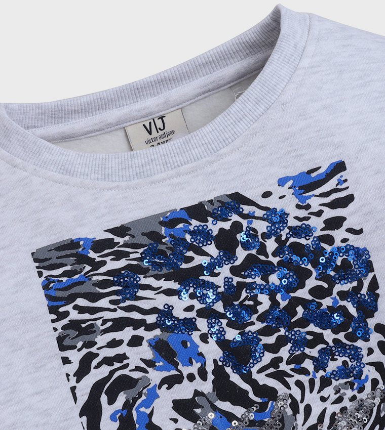 سويتشيرت بطبعة