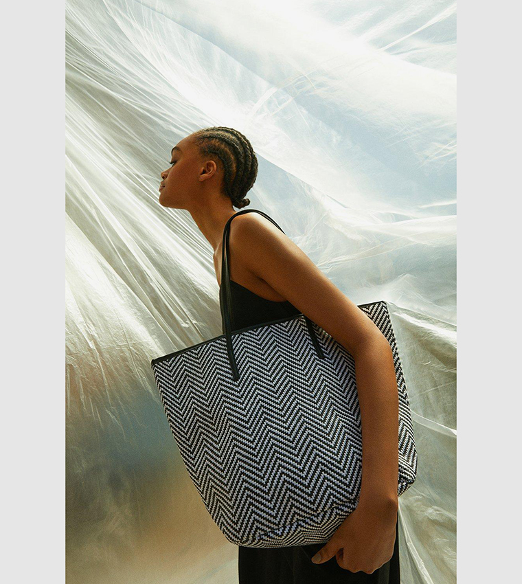 Buy Warehouse Patterned Beach Tote Bag In Multiple Colors 6thStreet Oman