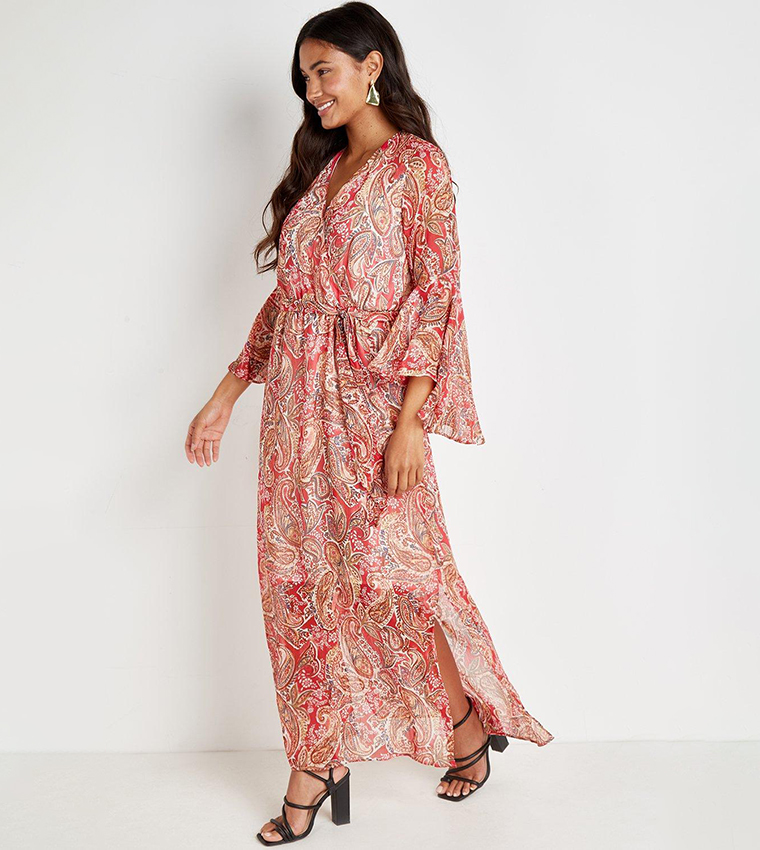 Wallis red paisley clearance dress