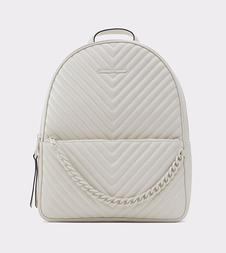 Buy Aldo AZARIAN Quilted Backpack In White | 6thStreet Qatar